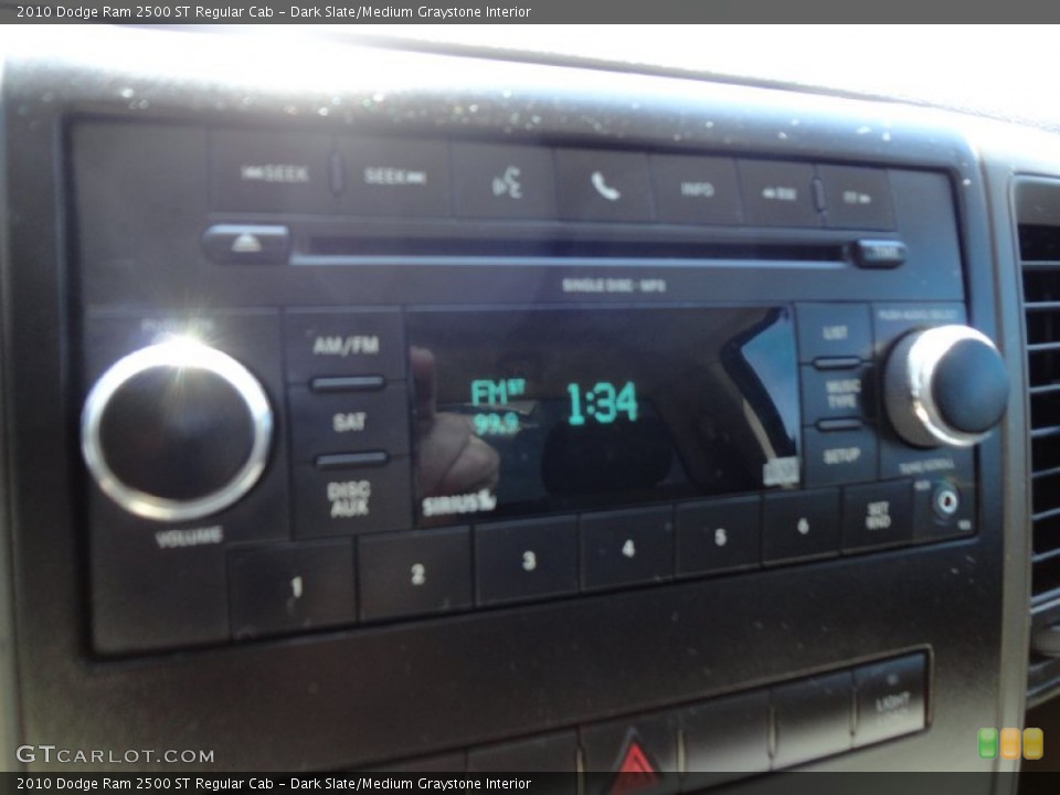 Dark Slate/Medium Graystone Interior Audio System for the 2010 Dodge Ram 2500 ST Regular Cab #54890374