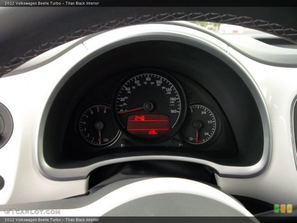 Titan Black Interior Gauges for the 2012 Volkswagen Beetle Turbo #54890821