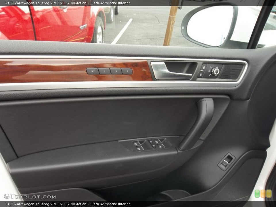 Black Anthracite Interior Door Panel for the 2012 Volkswagen Touareg VR6 FSI Lux 4XMotion #54890974