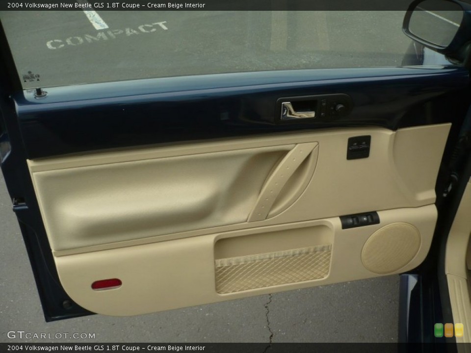Cream Beige Interior Door Panel for the 2004 Volkswagen New Beetle GLS 1.8T Coupe #54892651