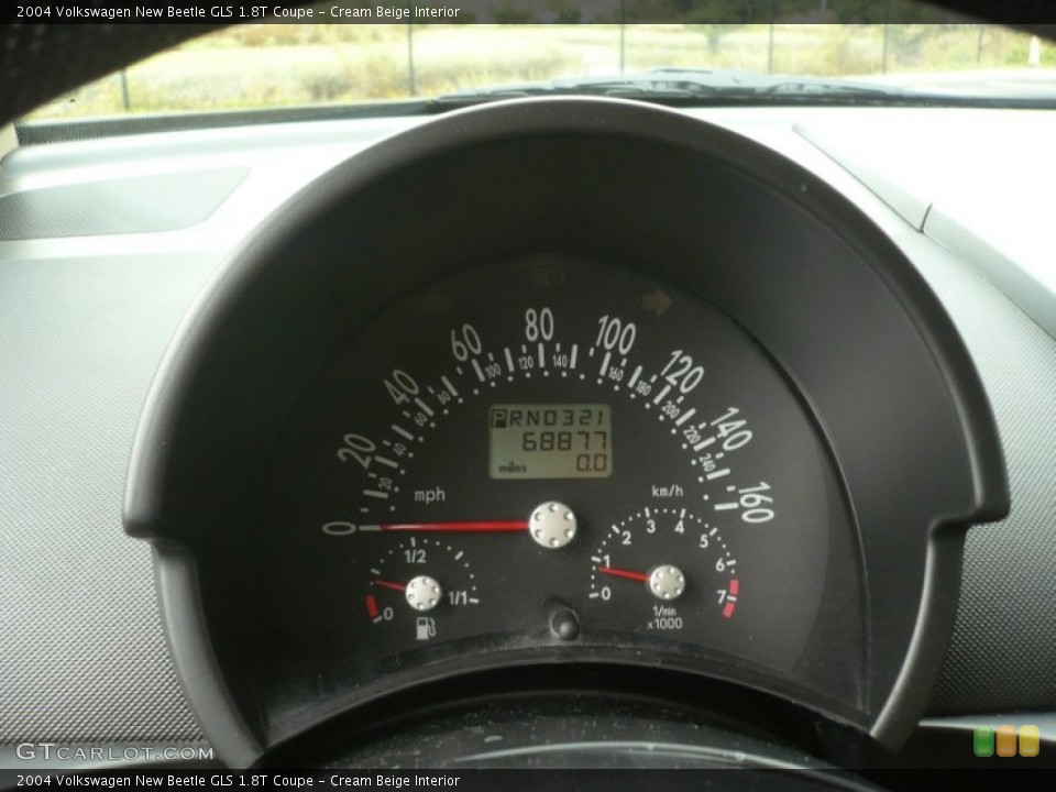 Cream Beige Interior Gauges for the 2004 Volkswagen New Beetle GLS 1.8T Coupe #54892675
