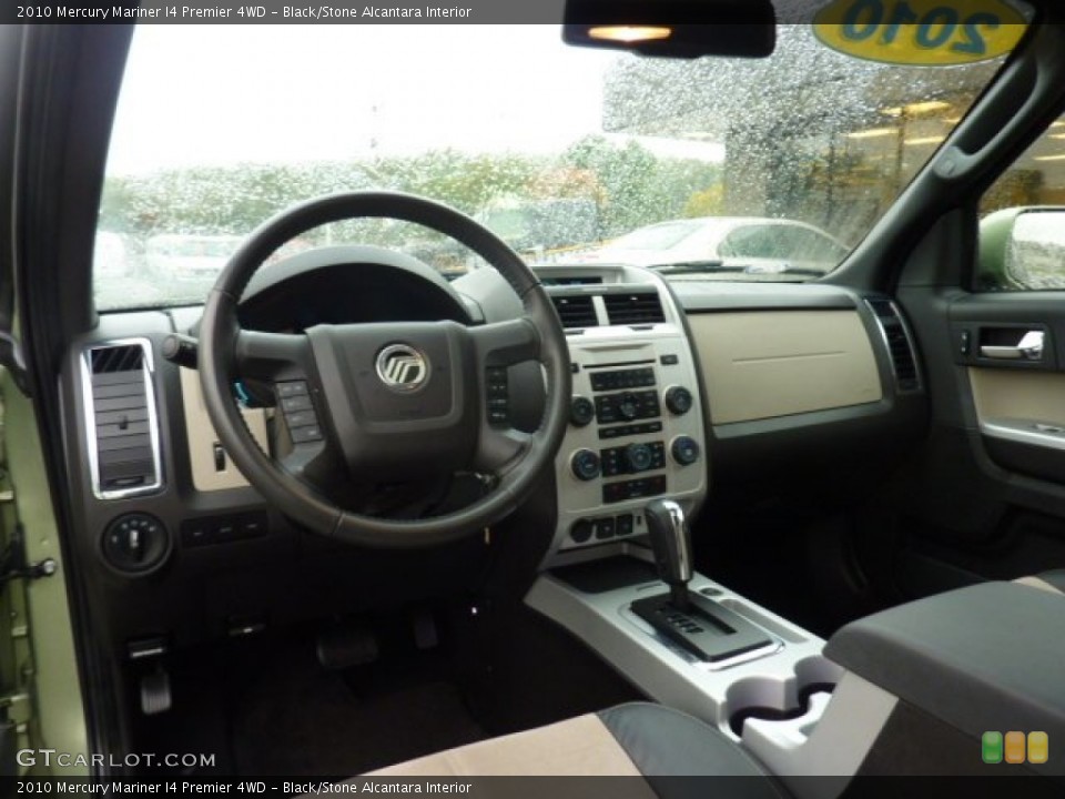 Black/Stone Alcantara Interior Dashboard for the 2010 Mercury Mariner I4 Premier 4WD #54893146
