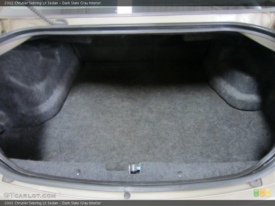 Dark Slate Gray Interior Trunk for the 2002 Chrysler Sebring LX Sedan #54894406