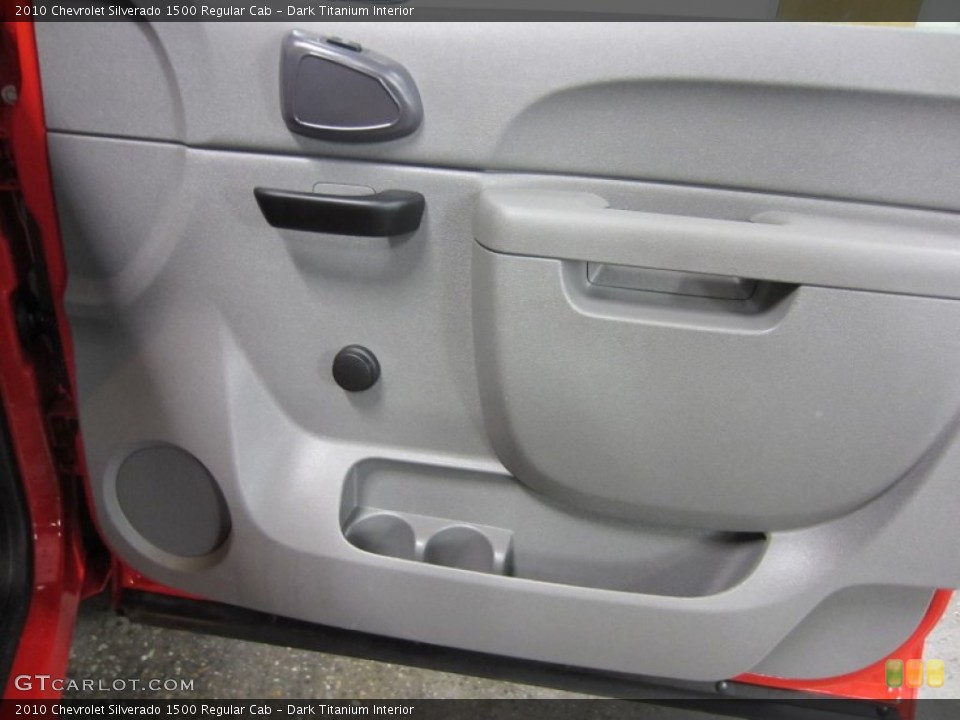 Dark Titanium Interior Door Panel for the 2010 Chevrolet Silverado 1500 Regular Cab #54894688