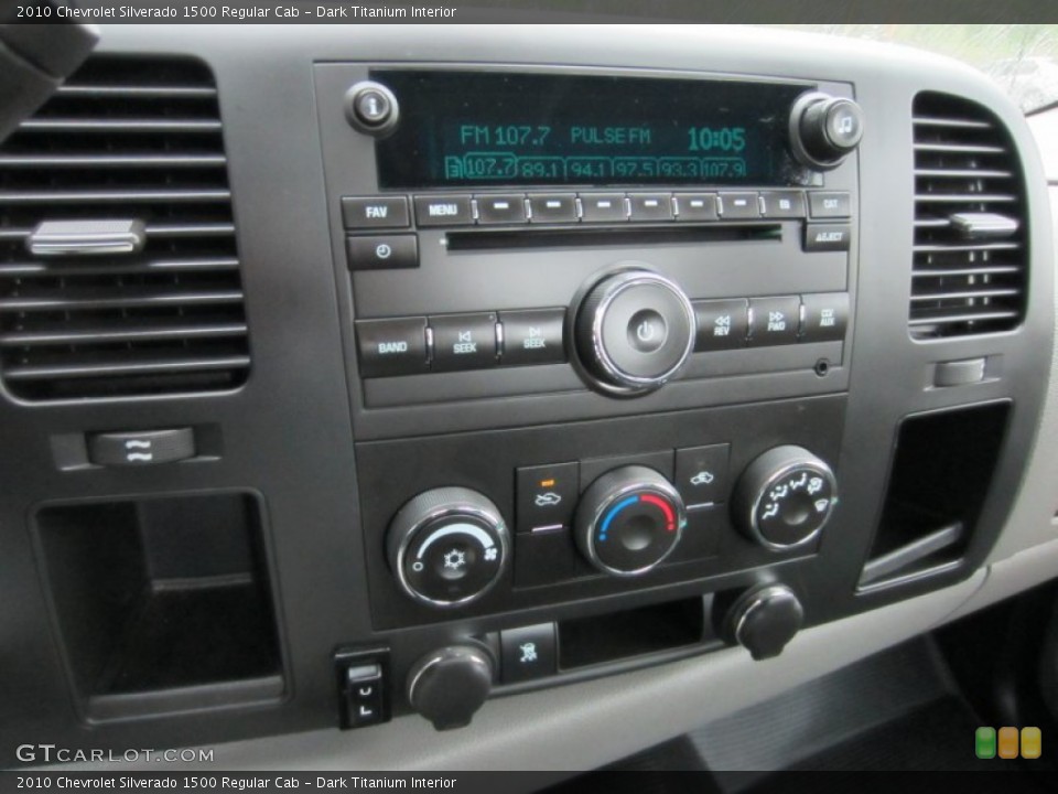 Dark Titanium Interior Audio System for the 2010 Chevrolet Silverado 1500 Regular Cab #54894742