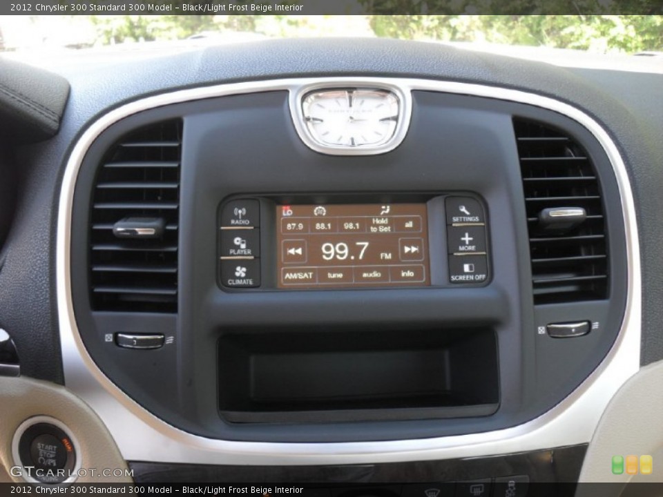 Black/Light Frost Beige Interior Controls for the 2012 Chrysler 300  #54895242