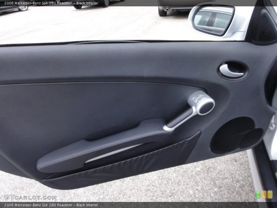 Black Interior Door Panel for the 2006 Mercedes-Benz SLK 280 Roadster #54896460