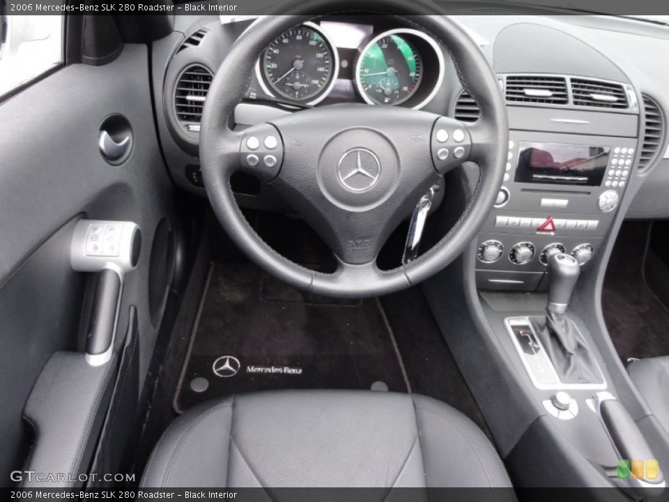 Black Interior Steering Wheel for the 2006 Mercedes-Benz SLK 280 Roadster #54896634