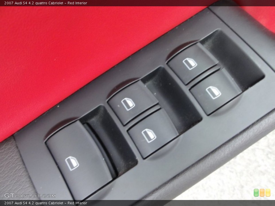 Red Interior Controls for the 2007 Audi S4 4.2 quattro Cabriolet #54897416