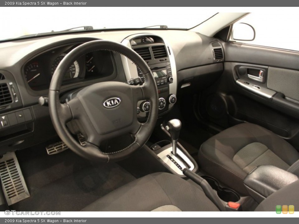 Black Interior Photo for the 2009 Kia Spectra 5 SX Wagon #54898934
