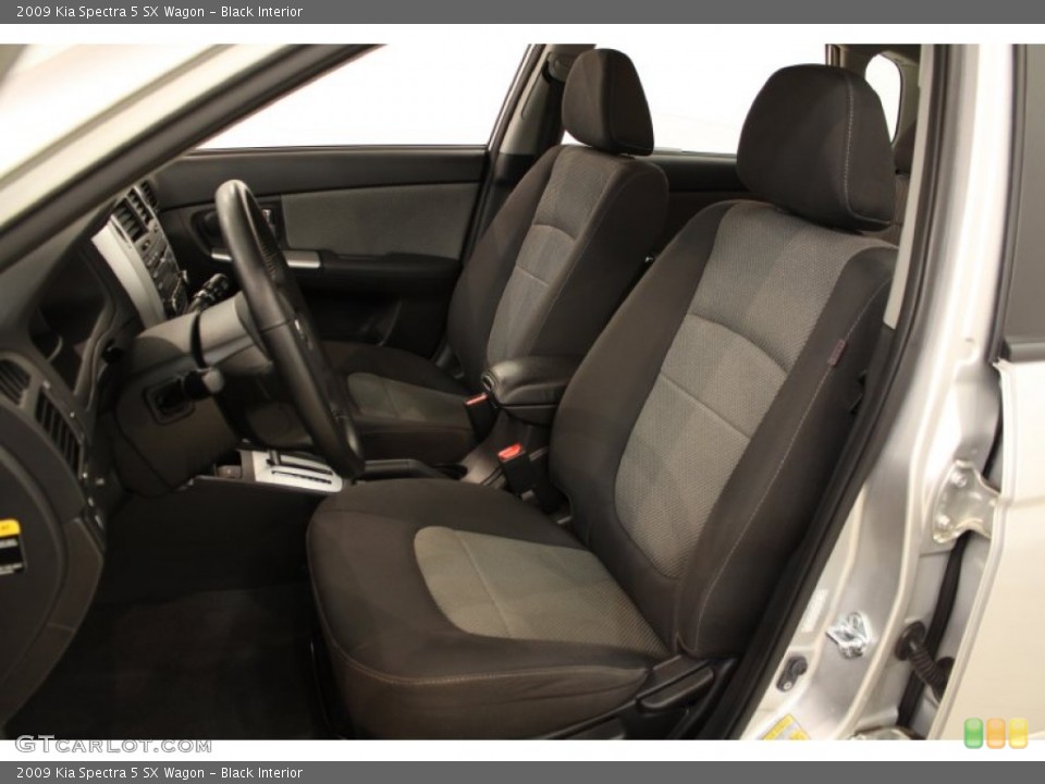 Black Interior Photo for the 2009 Kia Spectra 5 SX Wagon #54898943