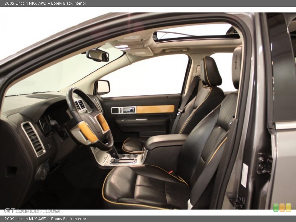Ebony Black Interior Photo for the 2009 Lincoln MKX AWD #54899818