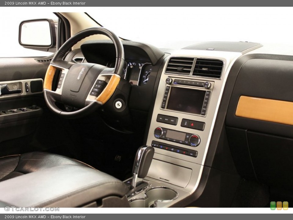Ebony Black Interior Dashboard for the 2009 Lincoln MKX AWD #54900035