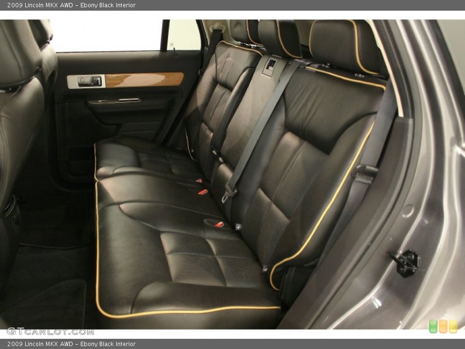 Ebony Black Interior Photo for the 2009 Lincoln MKX AWD #54900064