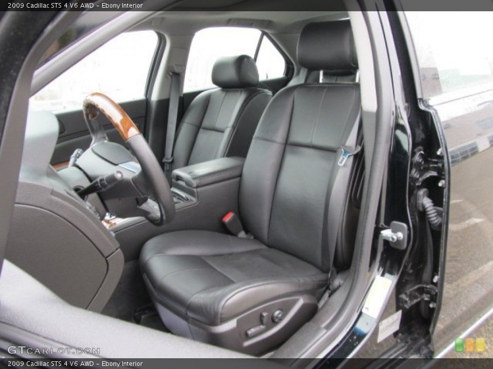 Ebony Interior Photo for the 2009 Cadillac STS 4 V6 AWD #54900257