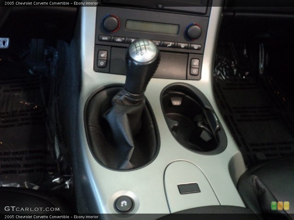 Ebony Interior Transmission for the 2005 Chevrolet Corvette Convertible #54900326