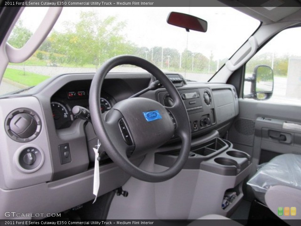 Medium Flint Interior Dashboard for the 2011 Ford E Series Cutaway E350 Commercial Utility Truck #54901637