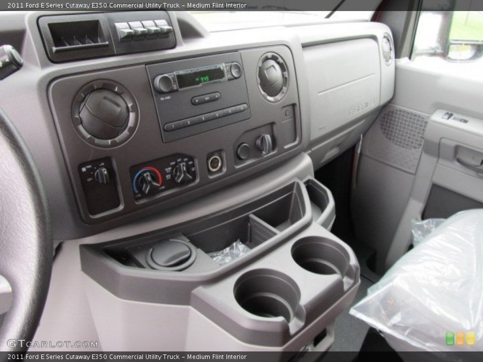 Medium Flint Interior Controls for the 2011 Ford E Series Cutaway E350 Commercial Utility Truck #54901655