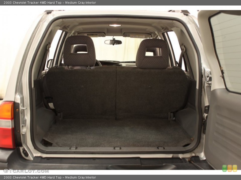 Medium Gray Interior Trunk for the 2003 Chevrolet Tracker 4WD Hard Top #54901769