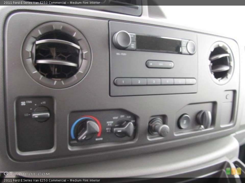 Medium Flint Interior Controls for the 2011 Ford E Series Van E250 Commercial #54901886