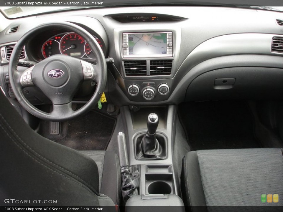 Carbon Black Interior Dashboard for the 2008 Subaru Impreza WRX Sedan #54903114
