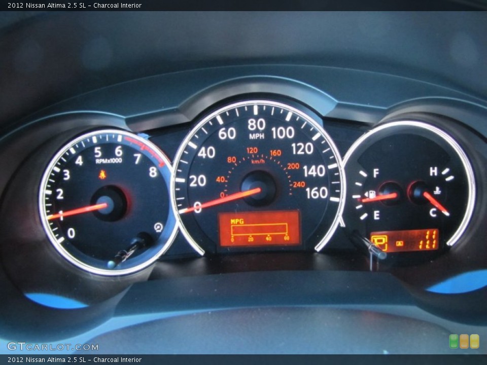 Charcoal Interior Gauges for the 2012 Nissan Altima 2.5 SL #54903758