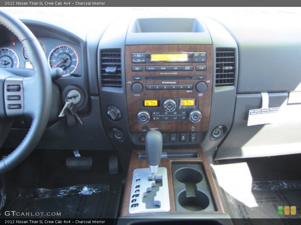 Charcoal Interior Dashboard for the 2012 Nissan Titan SL Crew Cab 4x4 #54904913