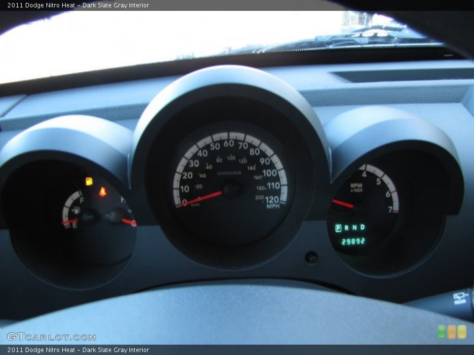 Dark Slate Gray Interior Gauges for the 2011 Dodge Nitro Heat #54905120