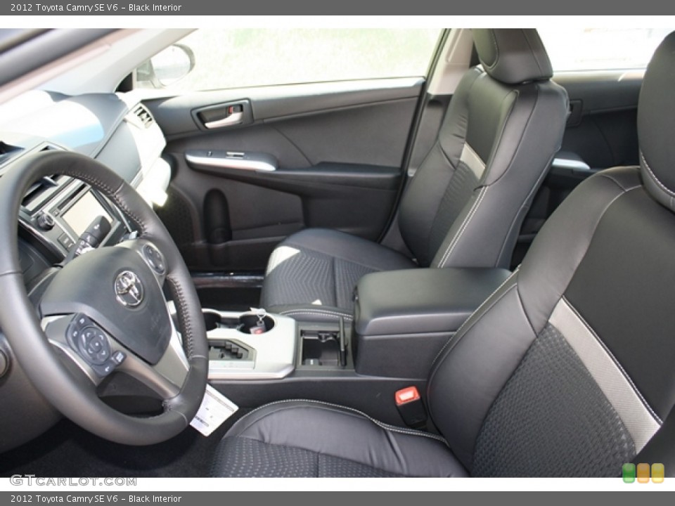 Black Interior Photo for the 2012 Toyota Camry SE V6 #54905492