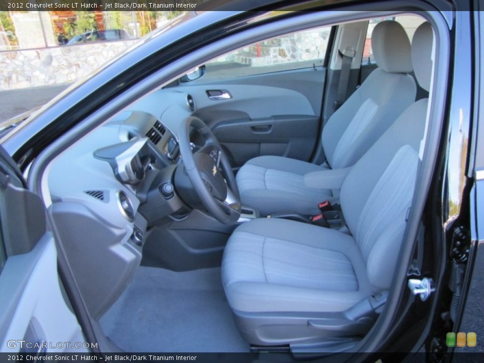 Jet Black/Dark Titanium Interior Photo for the 2012 Chevrolet Sonic LT Hatch #54906923