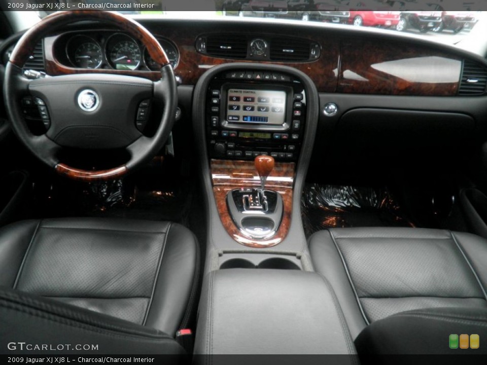 Charcoal/Charcoal Interior Dashboard for the 2009 Jaguar XJ XJ8 L #54906958