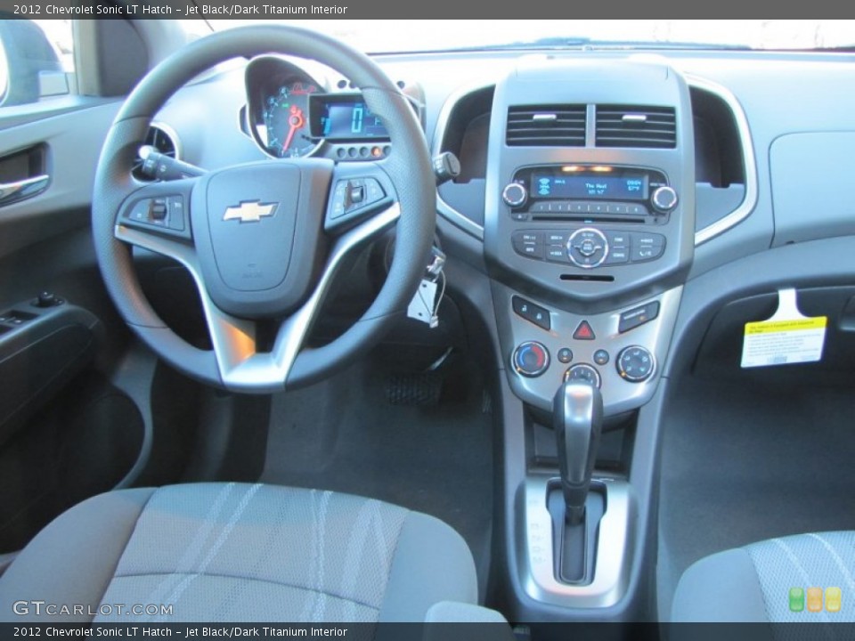 Jet Black/Dark Titanium Interior Dashboard for the 2012 Chevrolet Sonic LT Hatch #54906962