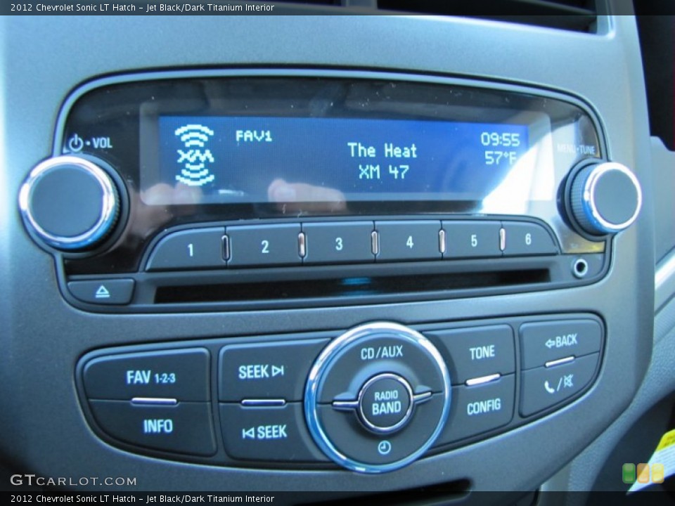Jet Black/Dark Titanium Interior Audio System for the 2012 Chevrolet Sonic LT Hatch #54906980