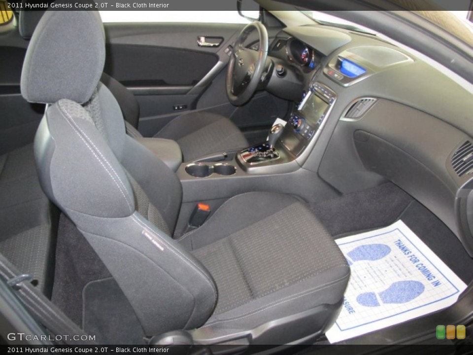 Black Cloth Interior Photo for the 2011 Hyundai Genesis Coupe 2.0T #54907777
