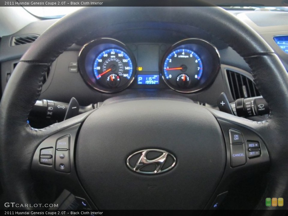 Black Cloth Interior Gauges for the 2011 Hyundai Genesis Coupe 2.0T #54907817