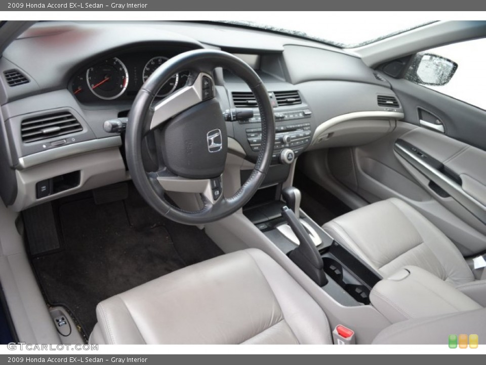 Gray Interior Photo for the 2009 Honda Accord EX-L Sedan #54908594