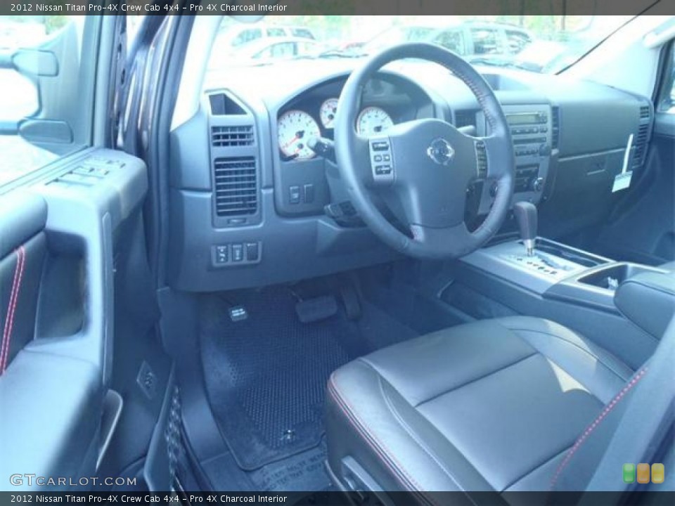 Pro 4X Charcoal Interior Photo for the 2012 Nissan Titan Pro-4X Crew Cab 4x4 #54910154