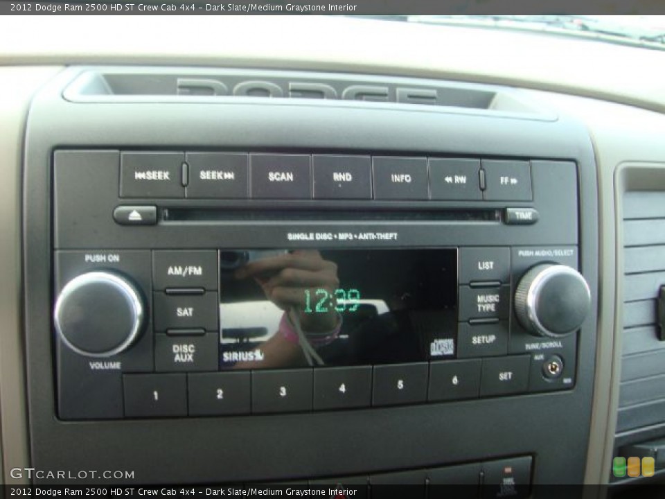 Dark Slate/Medium Graystone Interior Audio System for the 2012 Dodge Ram 2500 HD ST Crew Cab 4x4 #54910159