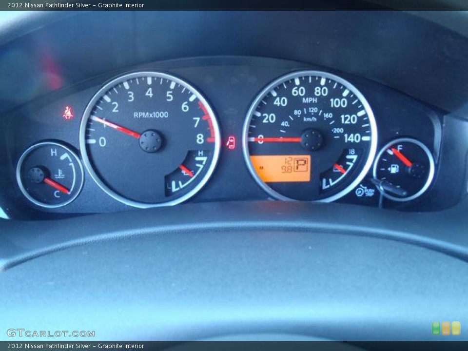 Graphite Interior Gauges for the 2012 Nissan Pathfinder Silver #54910934