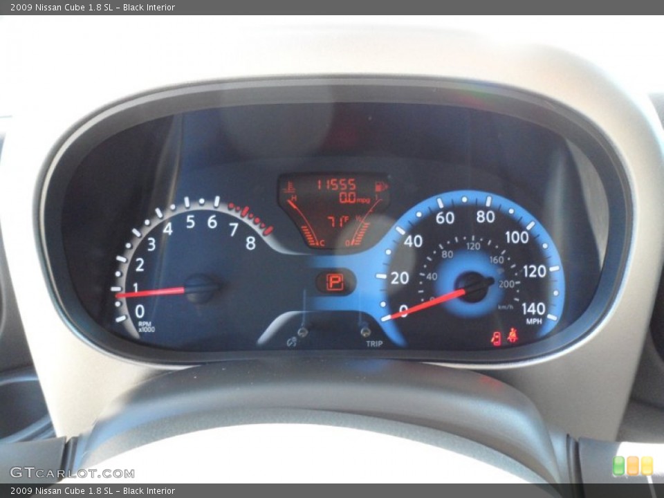 Black Interior Gauges for the 2009 Nissan Cube 1.8 SL #54911693