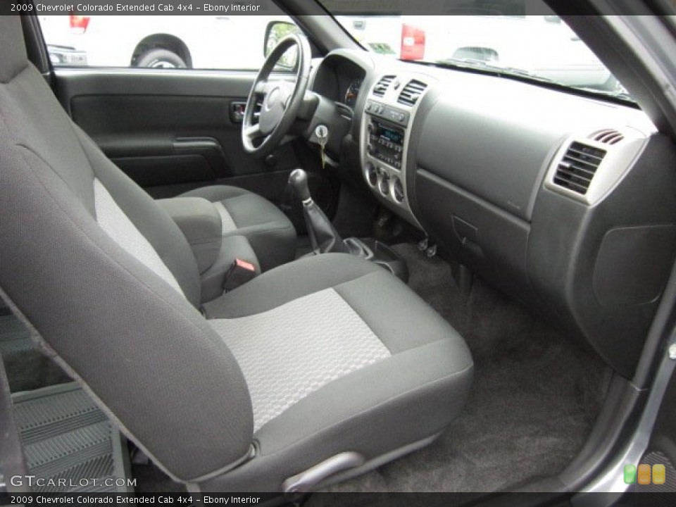 Ebony Interior Photo for the 2009 Chevrolet Colorado Extended Cab 4x4 #54913656