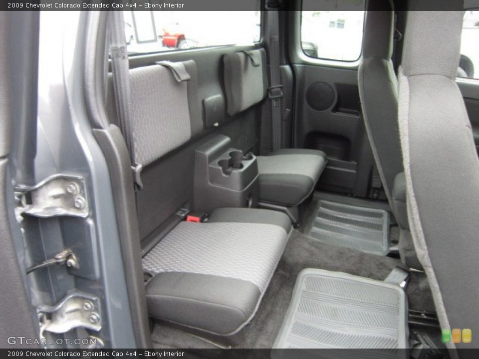 Ebony Interior Photo for the 2009 Chevrolet Colorado Extended Cab 4x4 #54913666