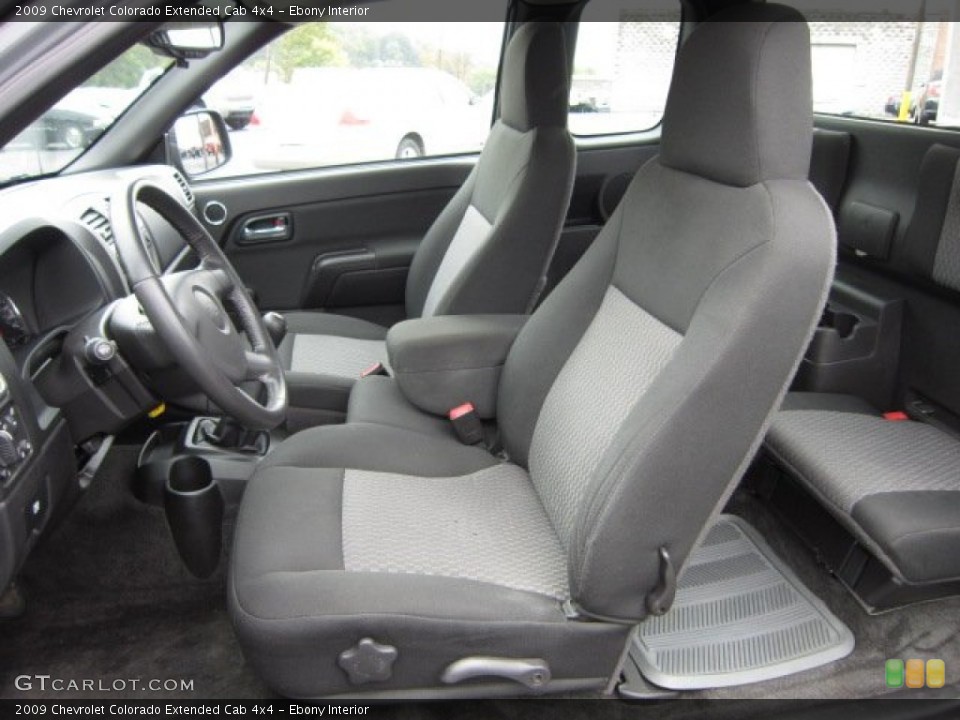Ebony Interior Photo for the 2009 Chevrolet Colorado Extended Cab 4x4 #54913705