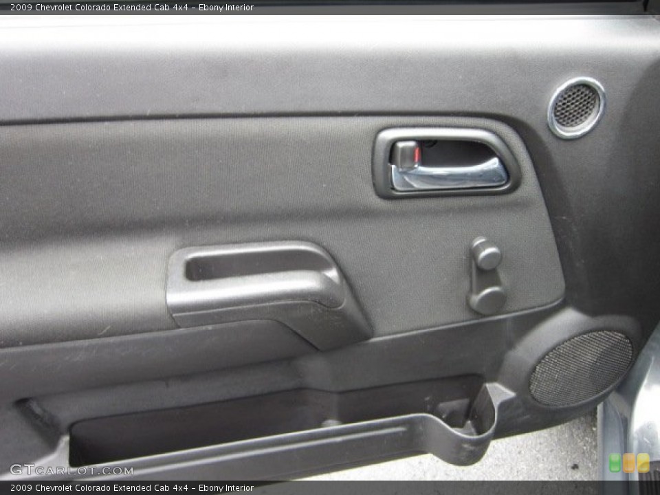 Ebony Interior Door Panel for the 2009 Chevrolet Colorado Extended Cab 4x4 #54913723
