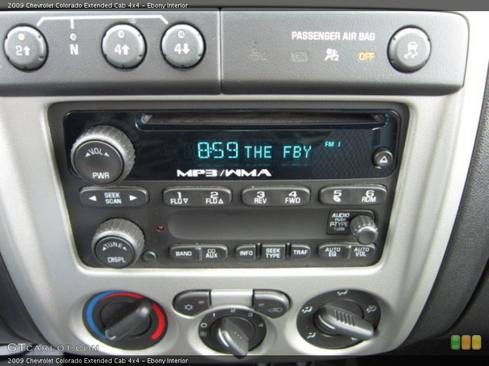 Ebony Interior Audio System for the 2009 Chevrolet Colorado Extended Cab 4x4 #54913729