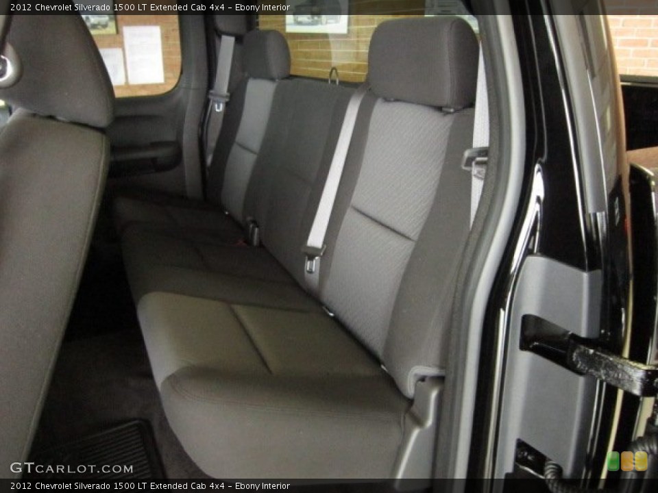 Ebony Interior Photo for the 2012 Chevrolet Silverado 1500 LT Extended Cab 4x4 #54914210