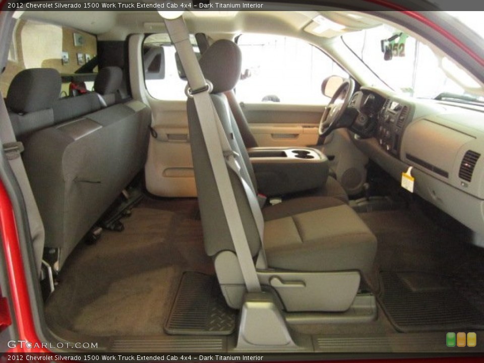 Dark Titanium Interior Photo for the 2012 Chevrolet Silverado 1500 Work Truck Extended Cab 4x4 #54914535