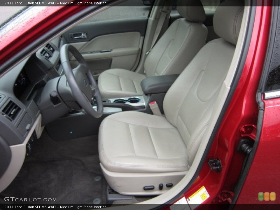 Medium Light Stone Interior Photo for the 2011 Ford Fusion SEL V6 AWD #54915430