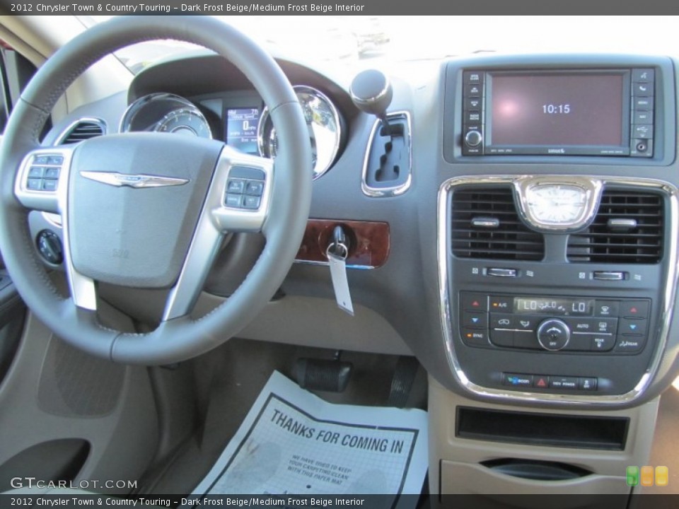 Dark Frost Beige/Medium Frost Beige Interior Dashboard for the 2012 Chrysler Town & Country Touring #54918217