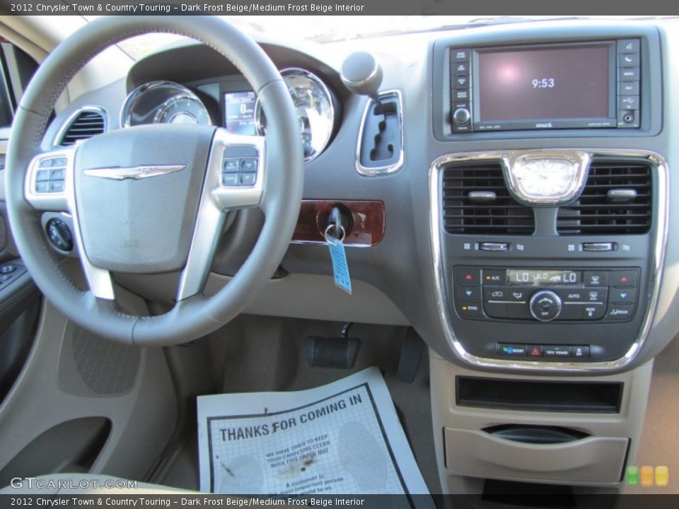 Dark Frost Beige/Medium Frost Beige Interior Dashboard for the 2012 Chrysler Town & Country Touring #54918442